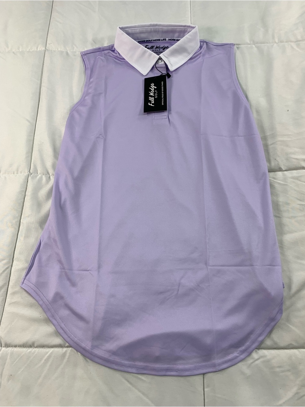 New full wedge golf shirt size XL